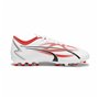 Chaussures de foot pour Enfants Puma Ultra Play MG Blanc Rouge