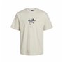 T-shirt à manches courtes enfant Jack & Jones Jcotint Tee Ss Crew Beige