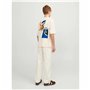 T shirt à manches courtes Enfant Jack & Jones tampa Back Beige