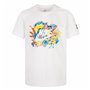 T shirt à manches courtes Enfant Nike Sport Splash  Blanc