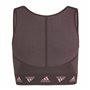 Soutien-gorge de Sport Adidas  Aeroknit Seamless Bordeaux Rouge foncé