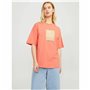 T-shirt à manches courtes femme Jack & Jones Jxpaige Orange