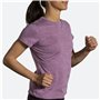 T-shirt à manches courtes femme Brooks Luxe Lila