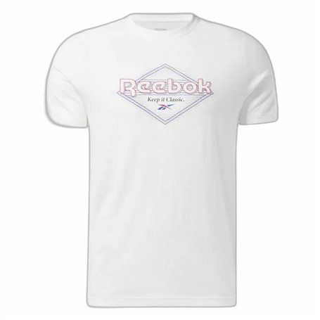 T-shirt à manches courtes homme Reebok Graphic Series Blanc