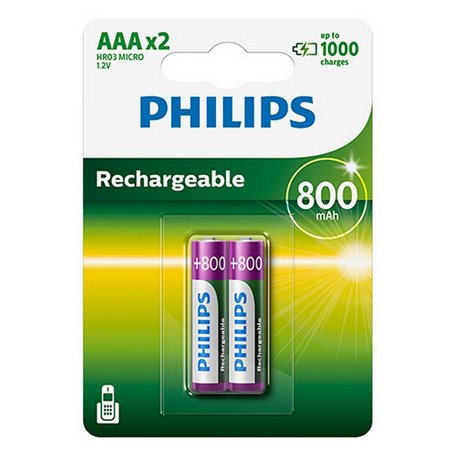Philips Rechargeables Batterie R03B2A80/10