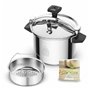 Marmites Express SEB Cocotte Minute Acier inoxydable 9 L Argenté