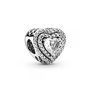 Perle de verre Femme Pandora SPARKLING LEVELLED HEARTS