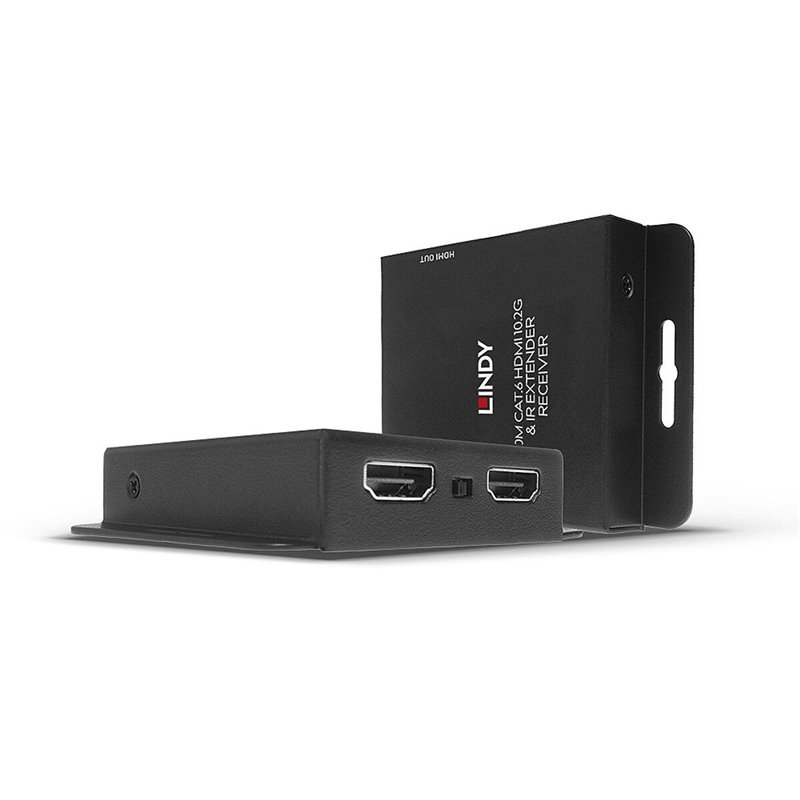 Lindy 38208 extension audio/video Émetteur et récepteur AV Noir