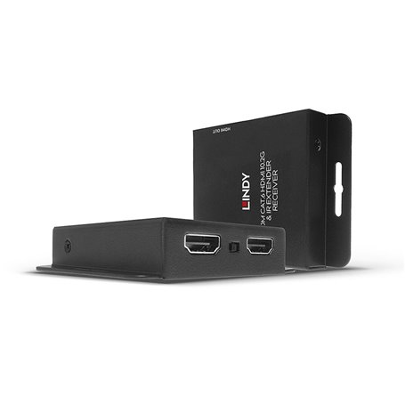 Lindy 38208 extension audio/video Émetteur et récepteur AV Noir