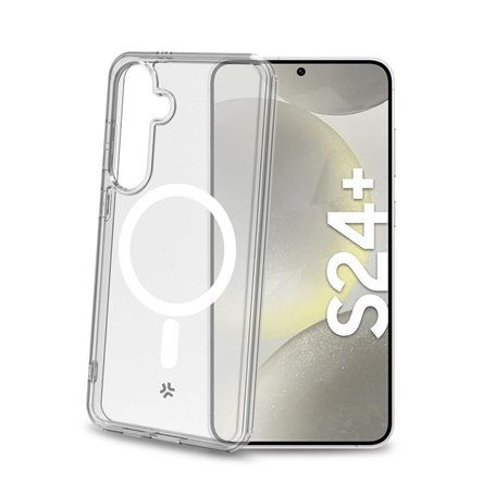 Protection pour téléphone portable Celly GELSKINMAG1066 Blanc Transparent Galaxy S24 Plus
