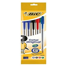 Stylo à encre liquide Bic 802054 Multicouleur Transparent (5 Unités) stylo à encre liquide Bic 802054 1 mm 0