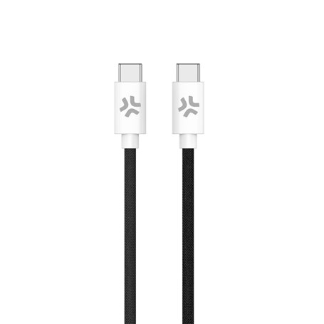 Câble USB-C Celly USBCUSBCCOTTBK Noir 1