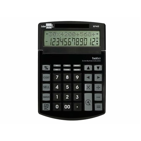 Calculatrice Liderpapel XF40 Noir