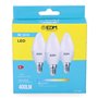 Lot de 3 ampoules LED EDM G 5 W E14 400 lm Ø 3,6 x 10 cm (6400 K)