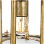 Suspension Bronze Verre Fer 40 W 240 V 35 x 35 x 28 cm Moderne