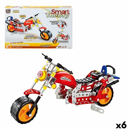 Set de construction Colorbaby Smart Theory 255 Pièces Moto (6 Unités)