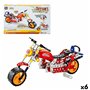 Set de construction Colorbaby Smart Theory 255 Pièces Moto (6 Unités)