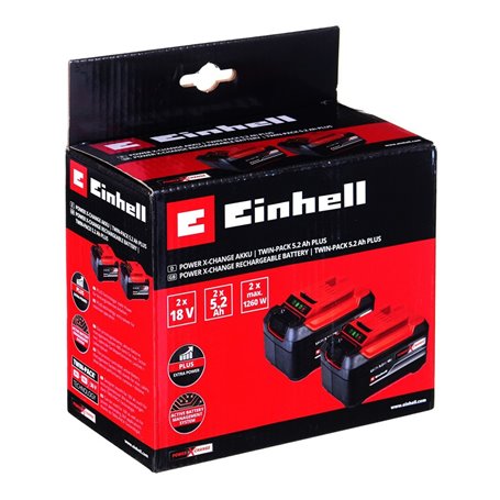 Batterie au lithium rechargeable Einhell PXC-Twinpack 5