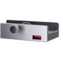 Hub USB Orico ALL-USB3-HUB-4-CLIP Argenté