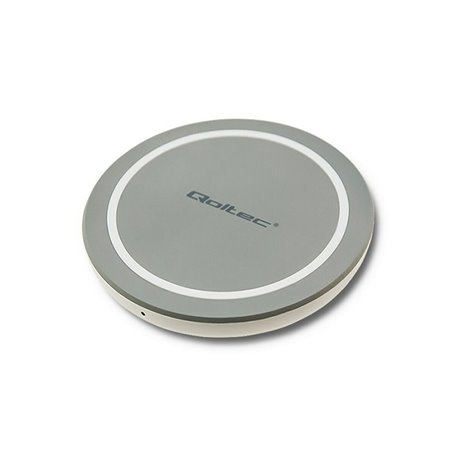 Chargeur sans fil Qoltec 51840 Gris