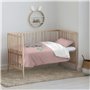 Parure de couette Kids&Cotton Kuno Rose 100 x 120 cm