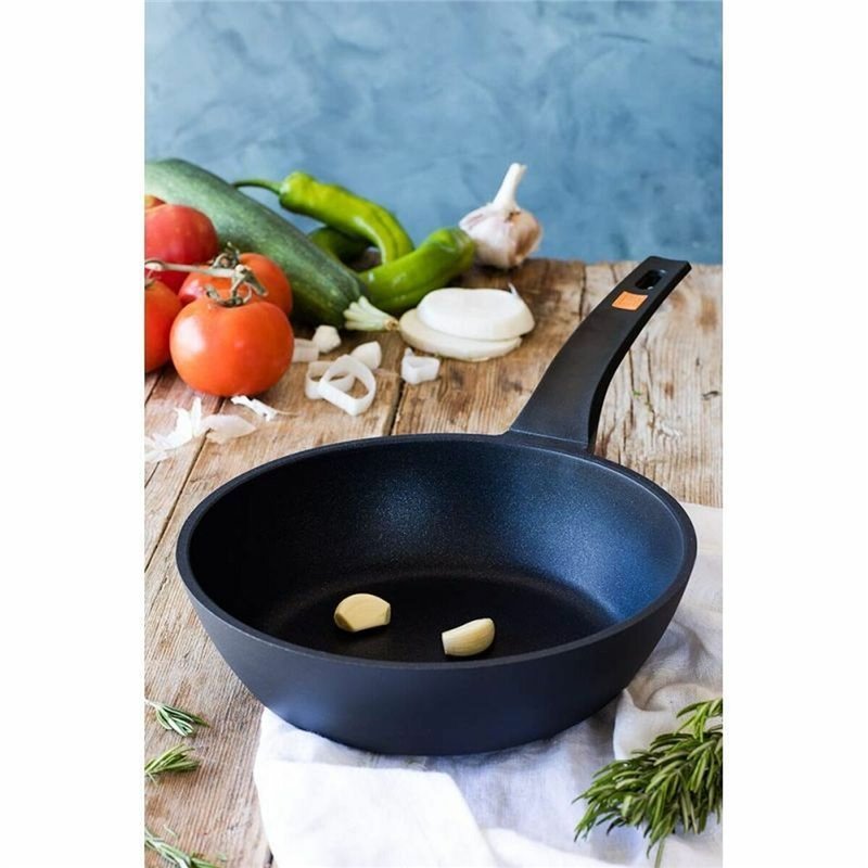 Image secondaire de Poêle à frire BRA A271124 Ø 24 cm Noir Aluminium (1 Unité)
