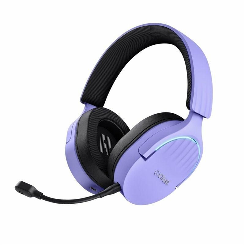 Trust GXT 491P FAYZO Casque Avec fil &sans fil Arceau Jouer USB Type-A Bluetooth Noir, Violet