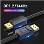 Câble DisplayPort Vention HACBG Noir 1,5 m