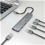 Hub USB Aisens A109-0857 Gris (1 Unité)