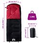 vidaXL Sac de couchage pour adultes camping 3-4 saisons