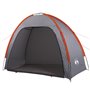 vidaXL Tente de rangement gris et orange imperméable