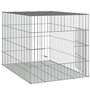 vidaXL Cage à lapin 78x54x54 cm Fer galvanisé