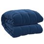 vidaXL Couverture lestée Bleu 150x200 cm 7 kg Tissu