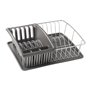 Metaltex Égouttoir à vaisselle Aquatex Plus Gris