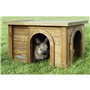 Kerbl Cabane pour rongeurs 45x32x27 cm Bois vitrifié