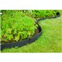 Nature Bordure de jardin décorative 0,13x12 m 3 mm noir
