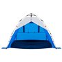 vidaXL Tente de plage 3 personnes libération rapide imperméable