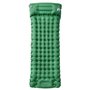 vidaXL Matelas de camping autogonflant avec oreiller 1 personne vert