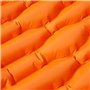 vidaXL Matelas de camping autogonflant avec oreiller 1 personne orange