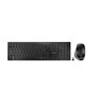 CHERRY DW 9500 SLIM clavier Souris incluse RF sans fil + Bluetooth AZERTY Français Noir