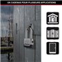 Cadenas Haute Sécurité - MASTER LOCK - M176EURDLH - Zinc - Anse XL - Extérieur