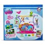 BANDAI - Littlest Pet Shop - Coffret Pets Got Talent - Ensemble de jeu avec 2 animaux, décor et accessoires - BF00558