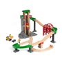 BRIO World Grand Circuit Plateforme Multimodale - Coffret 32 pieces - Circuit de train en bois - Ravensburger - Des 3 an