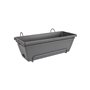 Elho Barcelona Balconniere Allin1 50 - Anthracite- L 50 x B 28 x H 19 cm - Balconextérieur - 100% recyclé