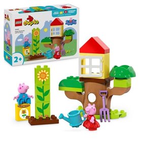 Set de construction Lego 10431 LEGO DUPLO 10431 Le Jardin et la Cabane dans l'Arbre de Peppa Pig - Jouet Créatif