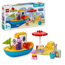 Set de construction Lego Peppa Pig Multicouleur LEGO DUPLO 10432 Le Voyage en Bateau de Peppa Pig - Set de Jeu de Bain pour Tout-petits