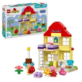 Set de construction Lego Peppa Pig Multicouleur LEGO DUPLO 10433 La fete d'anniversaire chez Peppa Pig - Jouet a Construire des 2 Ans