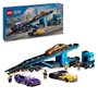 LEGO City 60408 Le camion de transport de voitures de sport