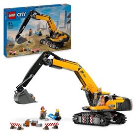 Set de construction Lego City Multicouleur LEGO City 60420 La pelleteuse de chantier jaune