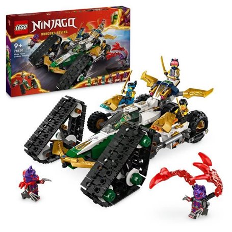 LEGO NINJAGO 71820 Le véhicule combiné de l'équipe des ninjas - Planeur